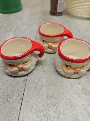 Holt Howard  1960s Winking Santa Mini Mugs Lot Of 3 Japan 1960 Vintage | eBay US
