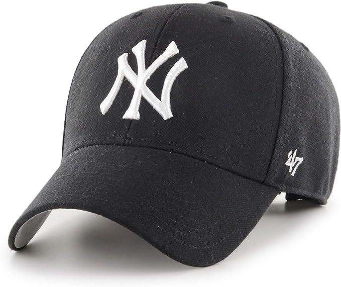 '47 MLB Black White MVP Adjustable Hat, Adult One Size Fits All | Amazon (US)