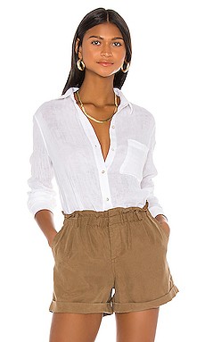 Rails Ellis Gauze Button Down in White from Revolve.com | Revolve Clothing (Global)