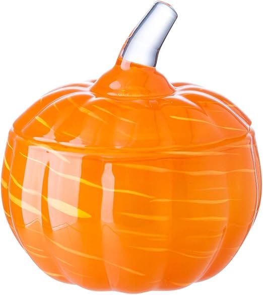 Diamond Star Glass Pumpkin Jar with Cover Target, Decorative Wedding Candy Bowl Organizer Caniste... | Amazon (US)