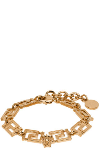 Versace - Gold Greca Bracelet | SSENSE