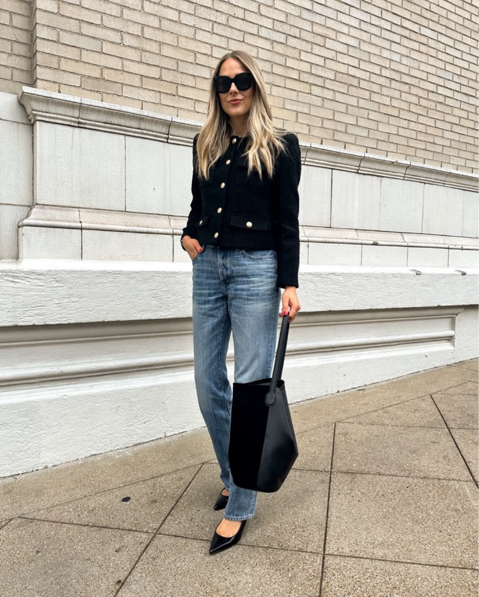 Fall outfit idea- jacket and belt on sale still! #fall #falloutfit #workwear #jeans #fashionjackson

#LTKStyleTip #LTKFindsUnder100 #LTKOver40