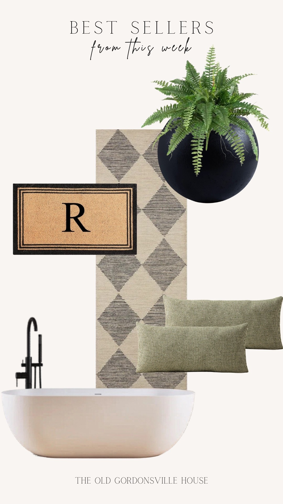 This week’s best sellers 🤍
 
rug, planter, doormat, outdoor pillows, tub, neutral, modern, Wayfair, Amazon, home decor

#LTKHome
