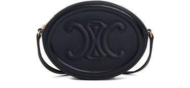 Crossbody Oval Triomphe Purse in Smooth Calfskin - CELINE | 24S US
