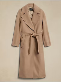 Pura Oversize Wool-Cashmere Wrap Coat | Banana Republic (US)