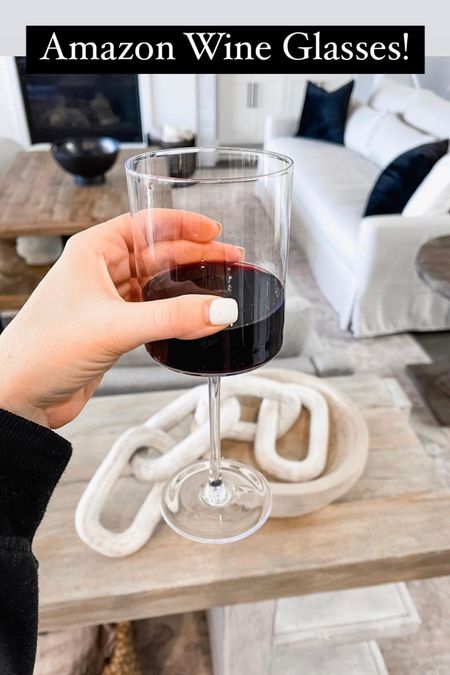 Amazon wine glasses for the win! A Pottery Barn look and feel for less! 

#LTKHoliday #LTKunder50 #LTKhome