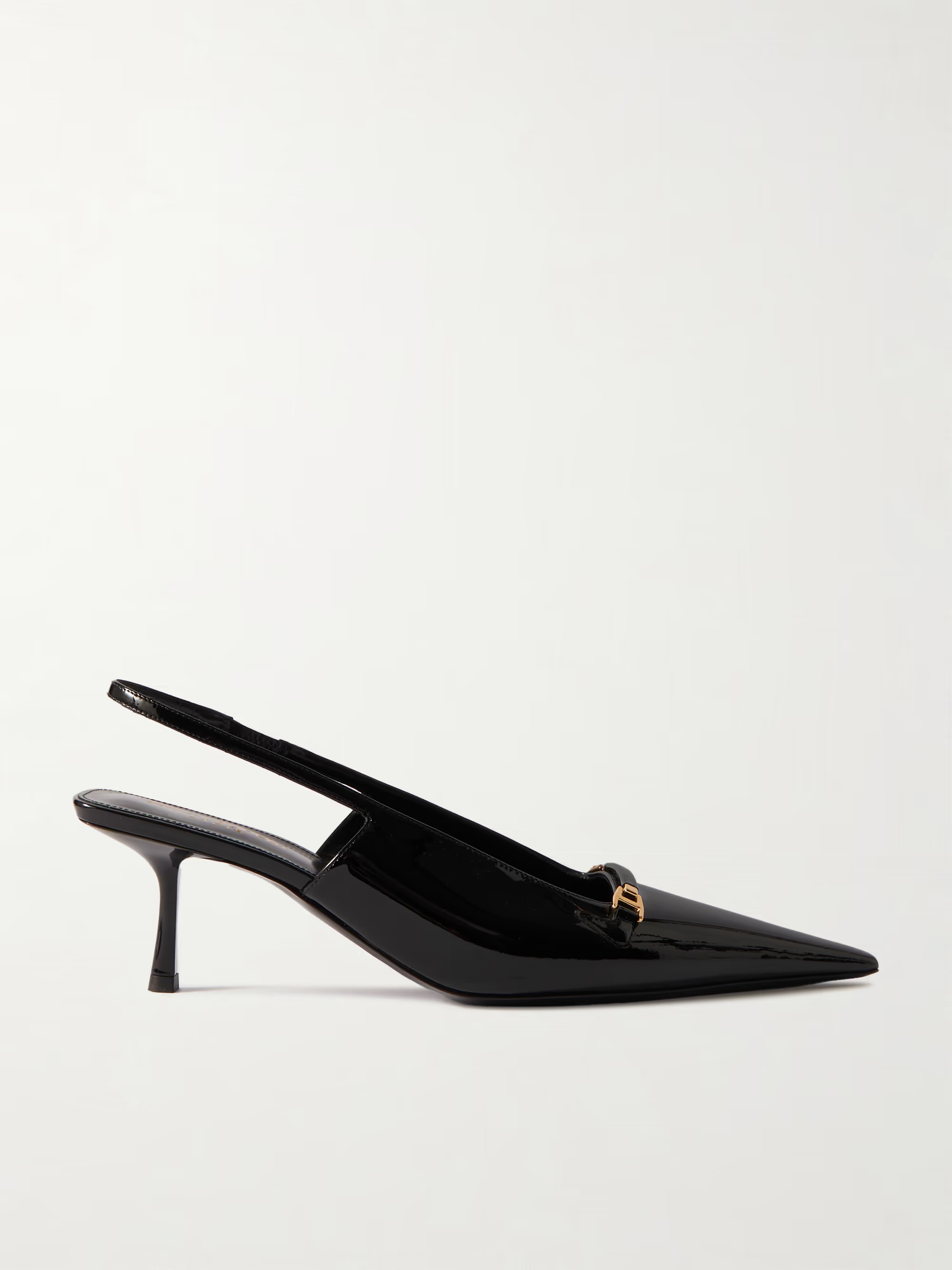 Carine embellished patent-leather slingback pumps | NET-A-PORTER APAC