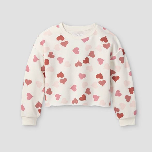 Grayson Threads Girls' Crewneck Fleece Pullover Sweatshirt | Target