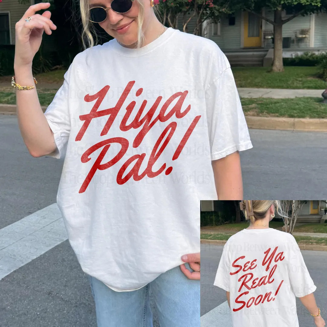 Hiya Pal Tee | Trendy Oversized Disney Shirt | Disney World Shirt | Magic Kingdom Shirt | Trendy ... | Etsy (US)