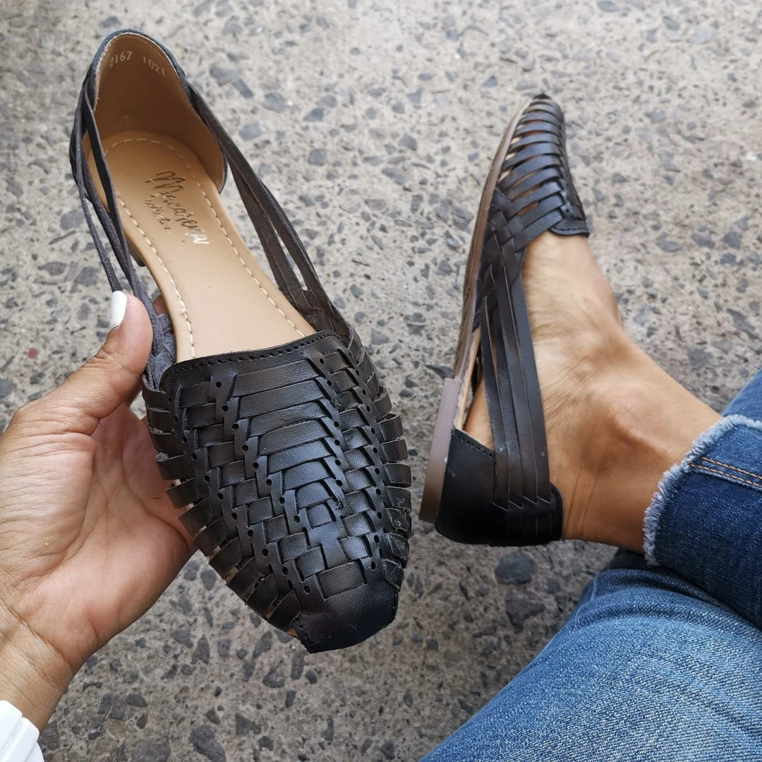 Huarache Sandal All Sizes Boho Shoes Hippie Vintage Mexican Style Colorful Leather Mexican Huarac... | Etsy (US)