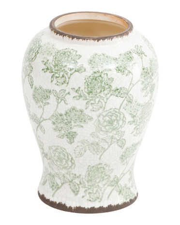 6x8 Toile Crackle Vase | TJ Maxx
