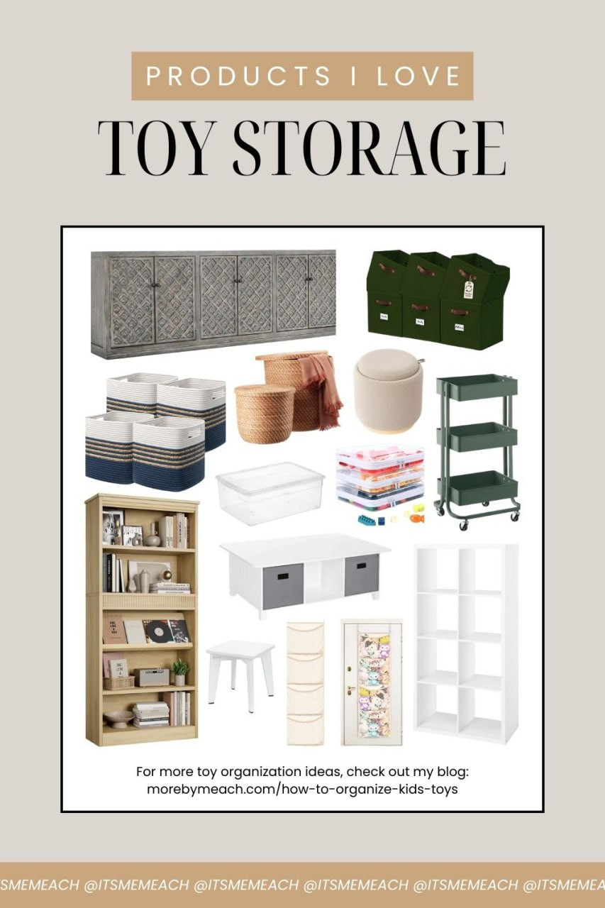 Toy storage that works and looks good. These are some of my favorite storage solutions for keeping toys organized without taking over the house. Great for playrooms, living rooms, or bedrooms and easy enough for kids to help clean up too. 

 #LTKmomlife #LTKSeasonal #LTKHome