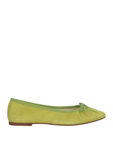 Ovyé Woman Ballet flats Lime green Size 11 Leather | YOOX (US)