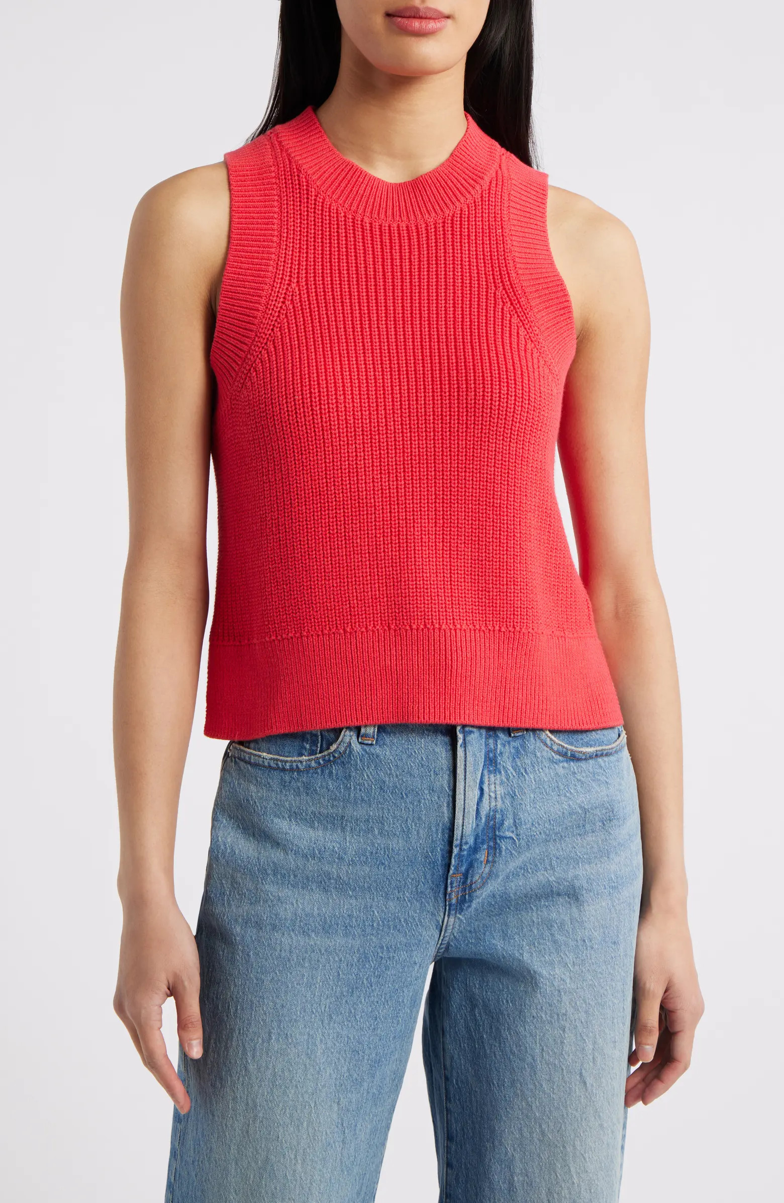 Demi Cotton Sweater Vest | Nordstrom