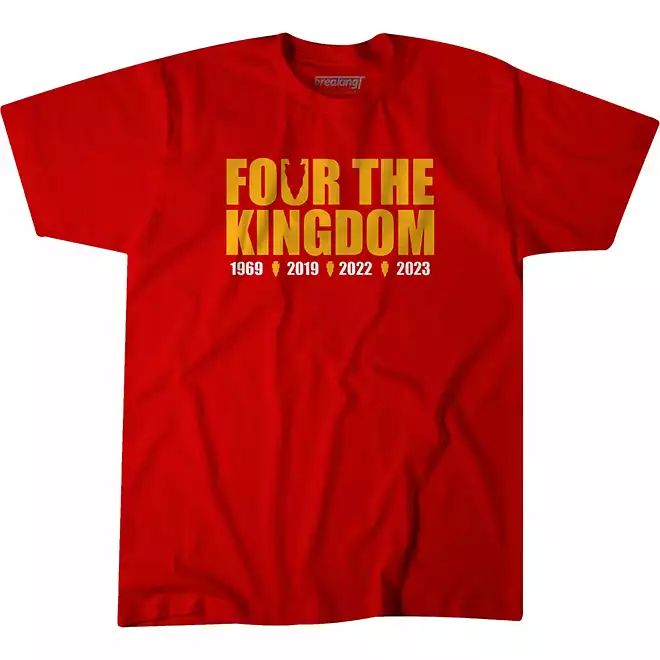 BreakingT Men's Chiefs Four the Kingdom T-Shirt | Academy | Academy Sports + Outdoors