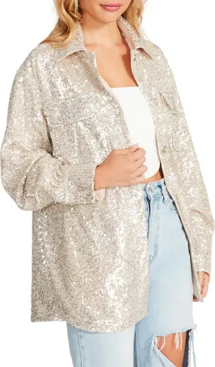 Steve Madden Glitter Sweet Sequin Jacket | Nordstromrack | Nordstrom Rack
