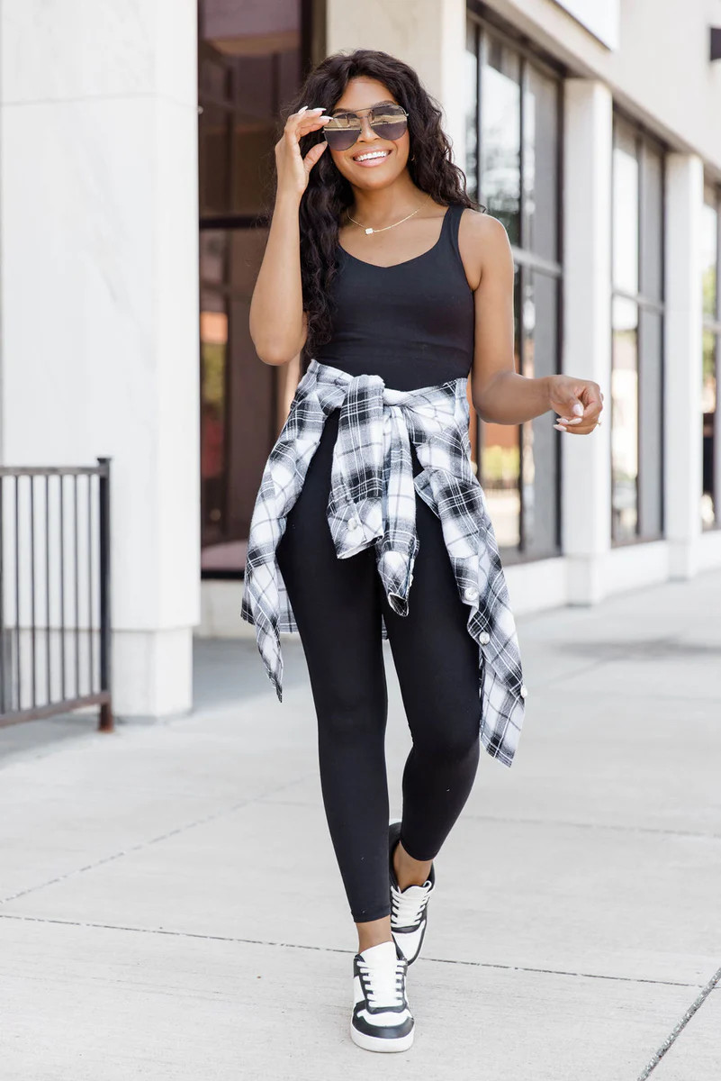 Become Your Best Black Active Jumpsuit | Pink Lily