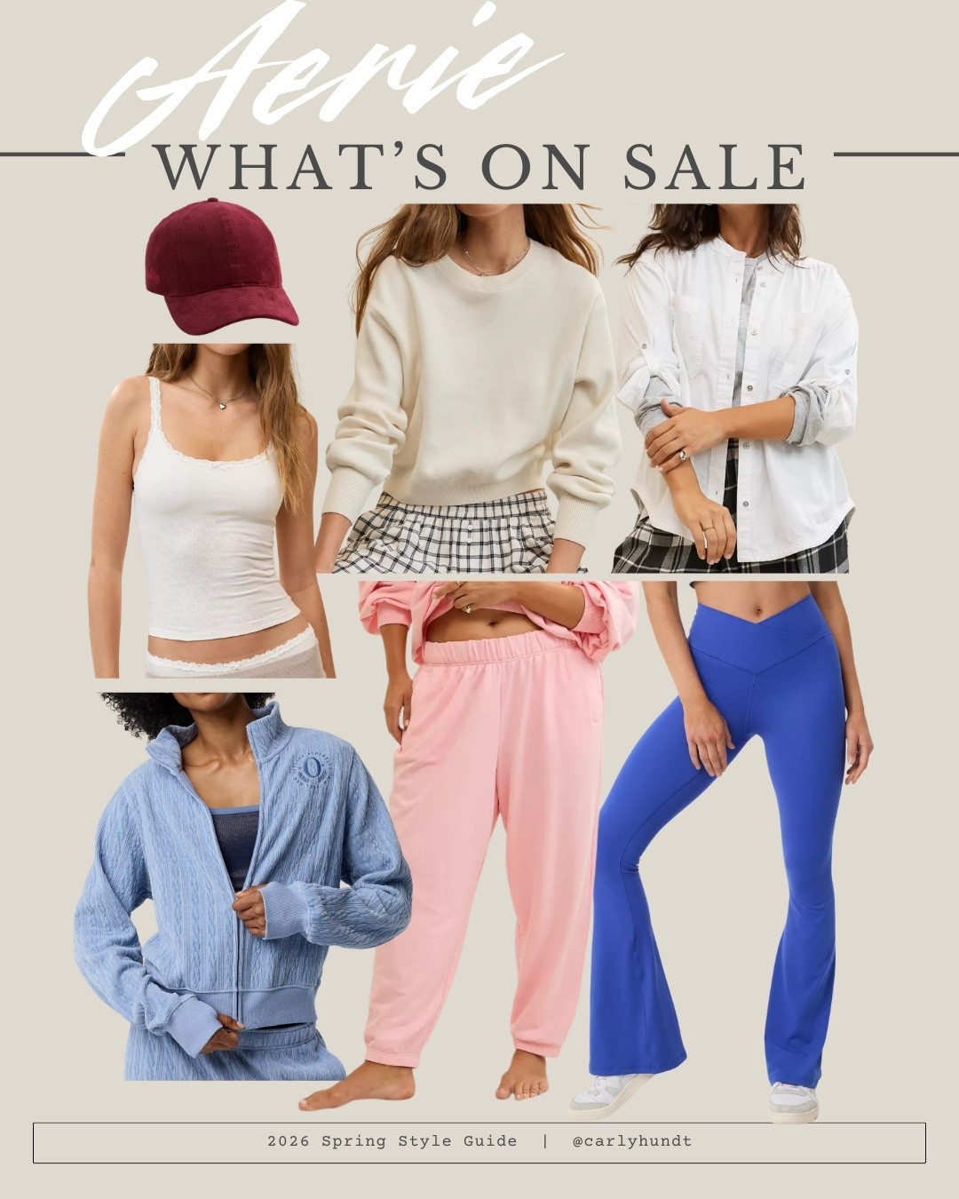 Stylish and cozy sale finds at Aerie! 

#LTKootd #LTKSaleAlert #LTKgrwm