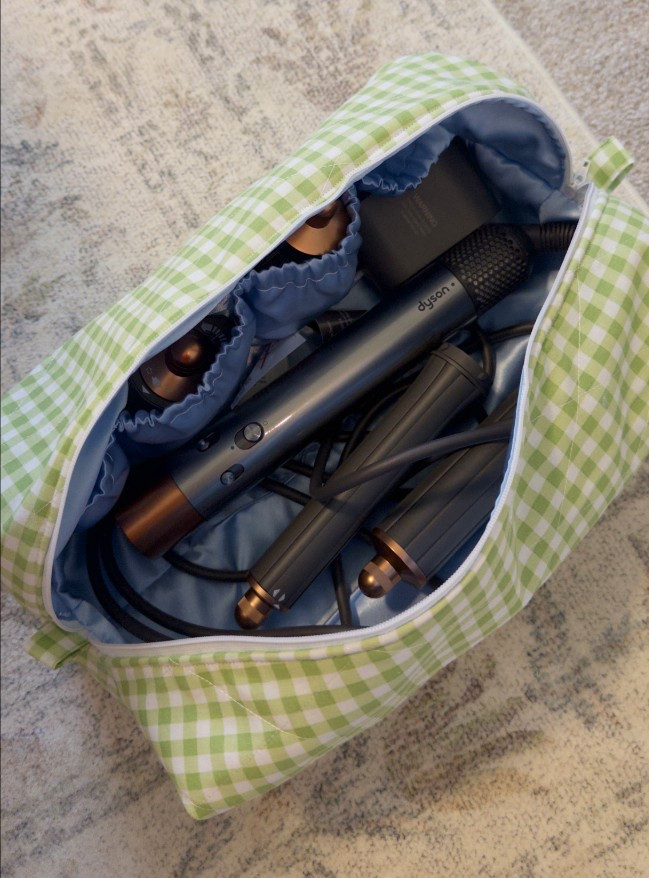 Sewing project necessities for Dyson Airwrap and attachment bag 🧵🪡

#LTKBeauty #LTKHome