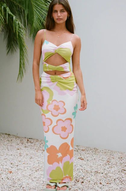 Cayli Cutout Dress - Bubblegum | SABO SKIRT (Global)