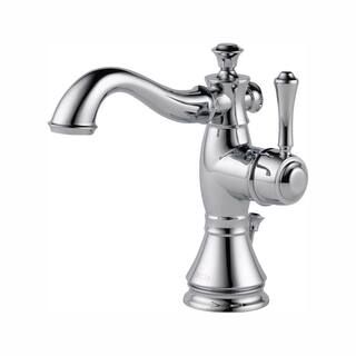 Delta Cassidy Single Hole Single-Handle Bathroom Faucet with Metal Drain Assembly in Chrome 597LF... | The Home Depot