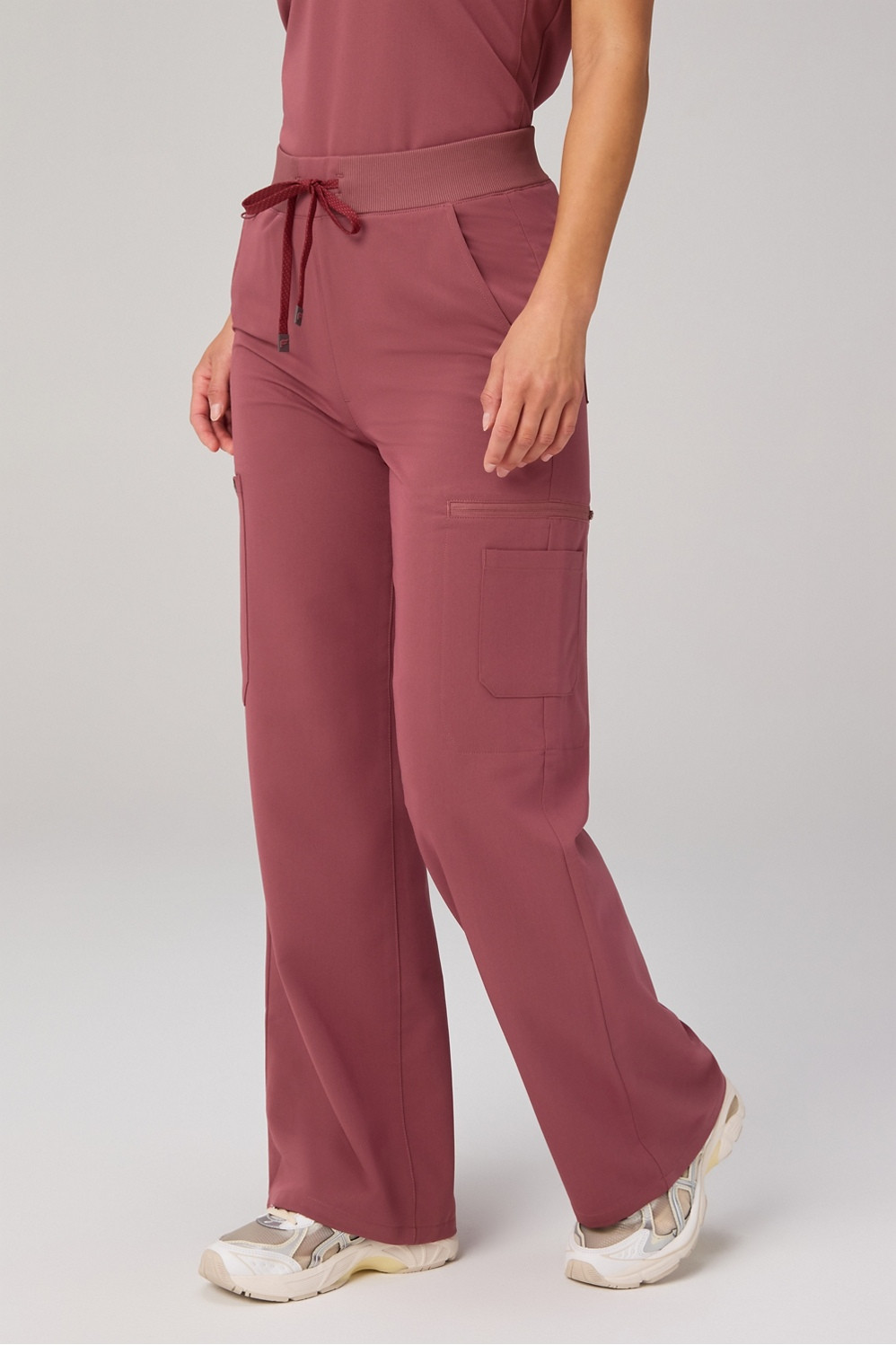 High-Rise Wide Leg Scrub Pant | Fabletics