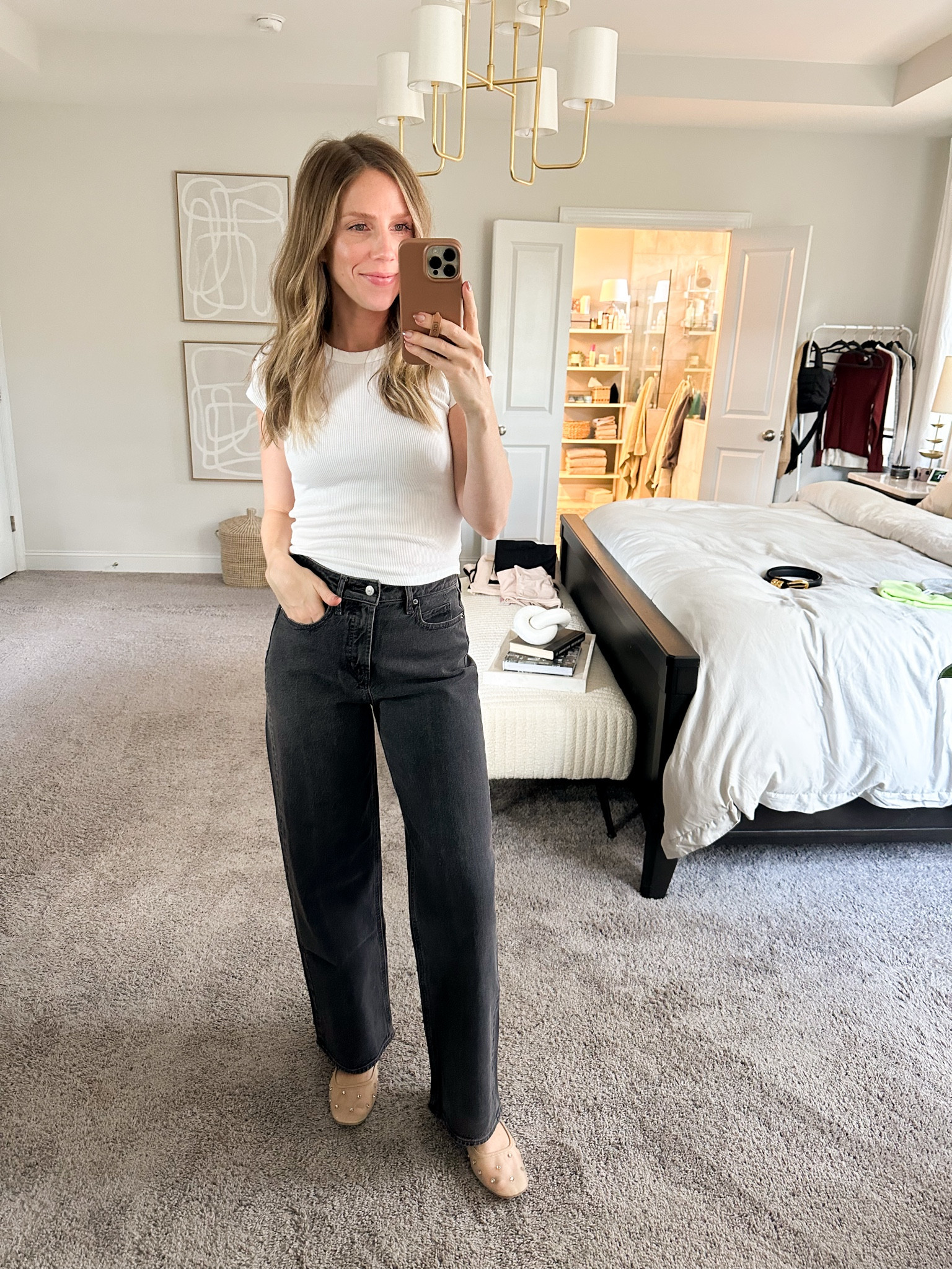 New jeans I got - so impressed with them! They run a size big IMO. Wash well! 