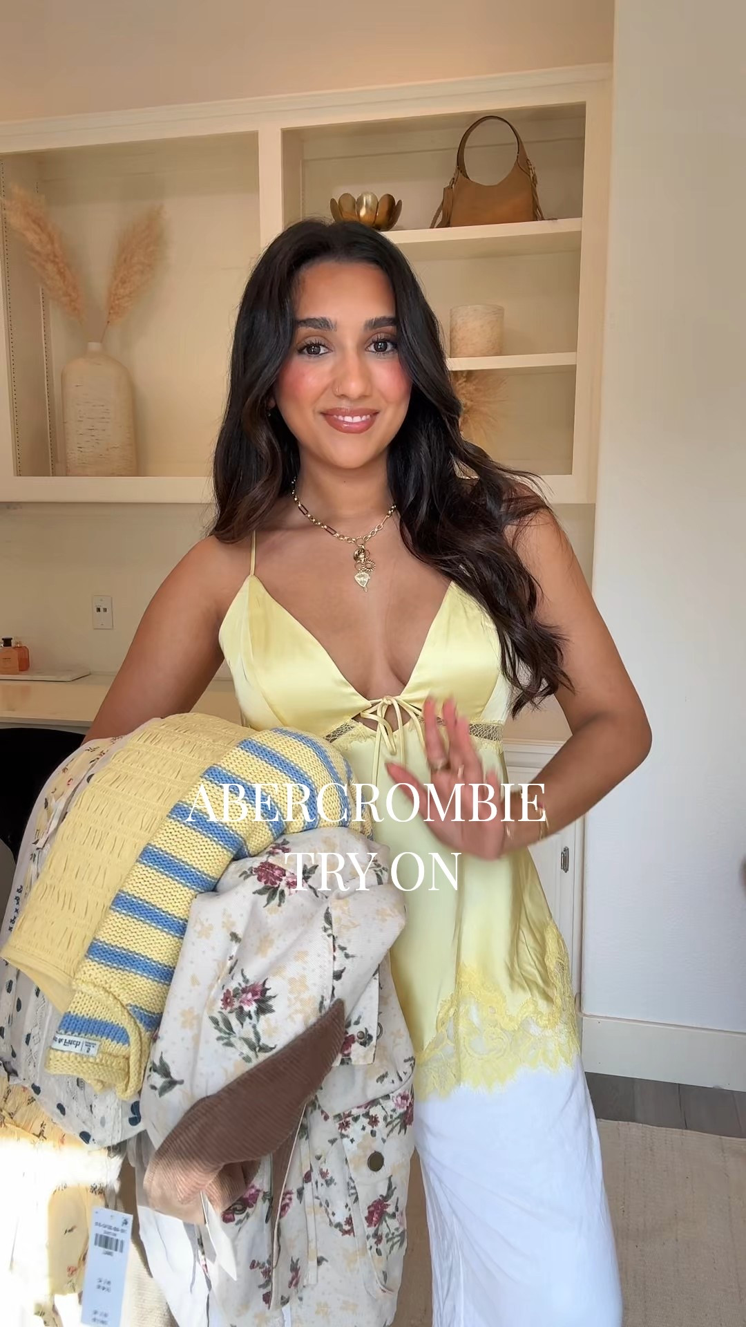 Abercrombie spring try on!💫💐in LOVE