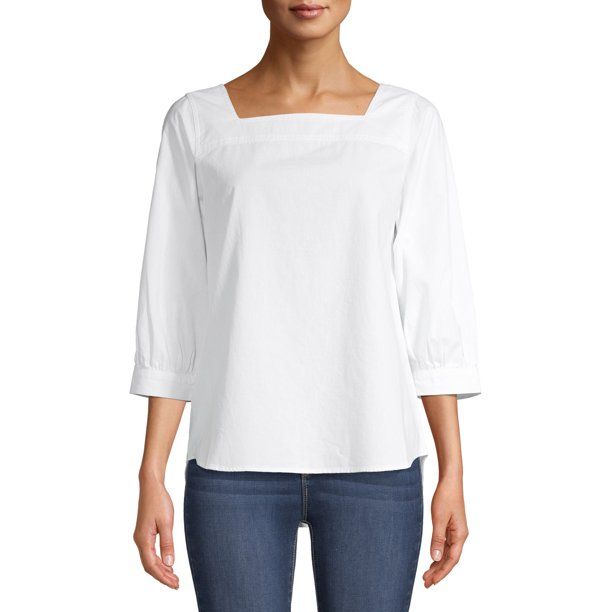 Women's Square Neck Top | Walmart (US)