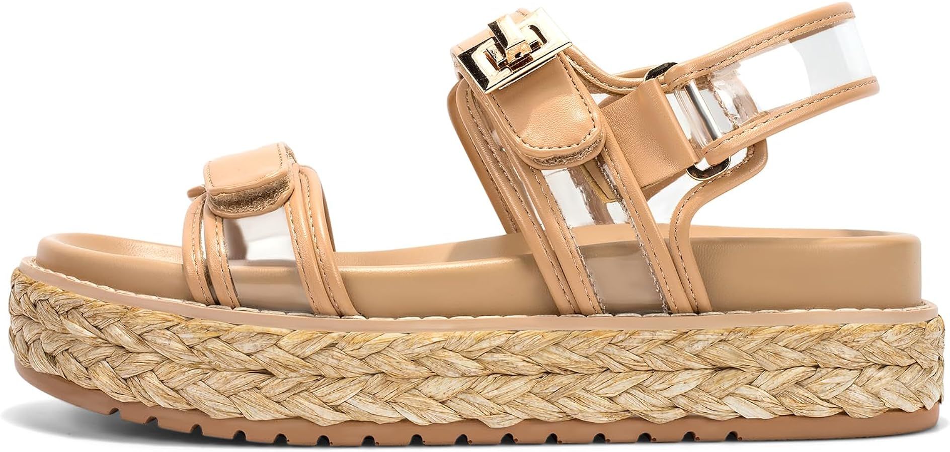 Women's Platform Sandals Open Toe Espadille Wedge Sandals | Amazon (US)