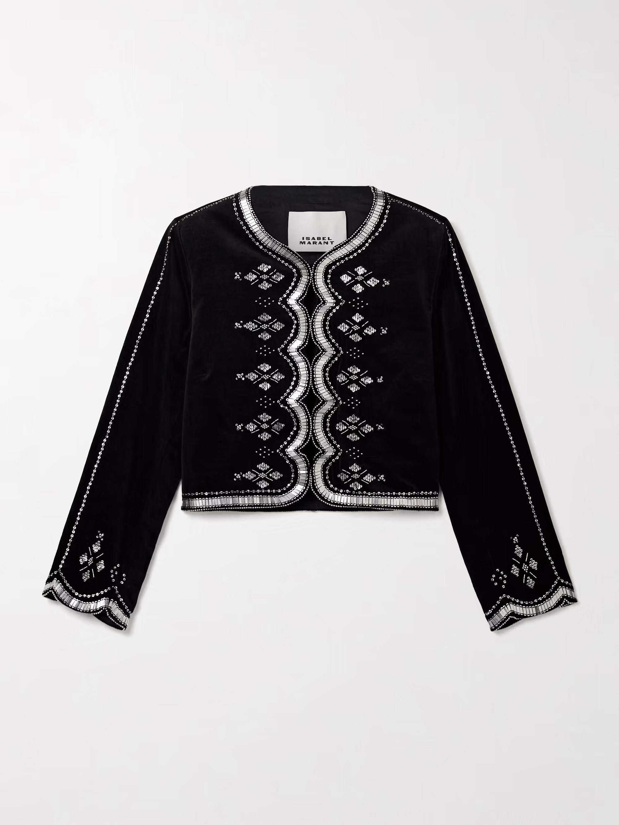 Hady embellished cotton-velvet jacket | NET-A-PORTER (UK & EU)