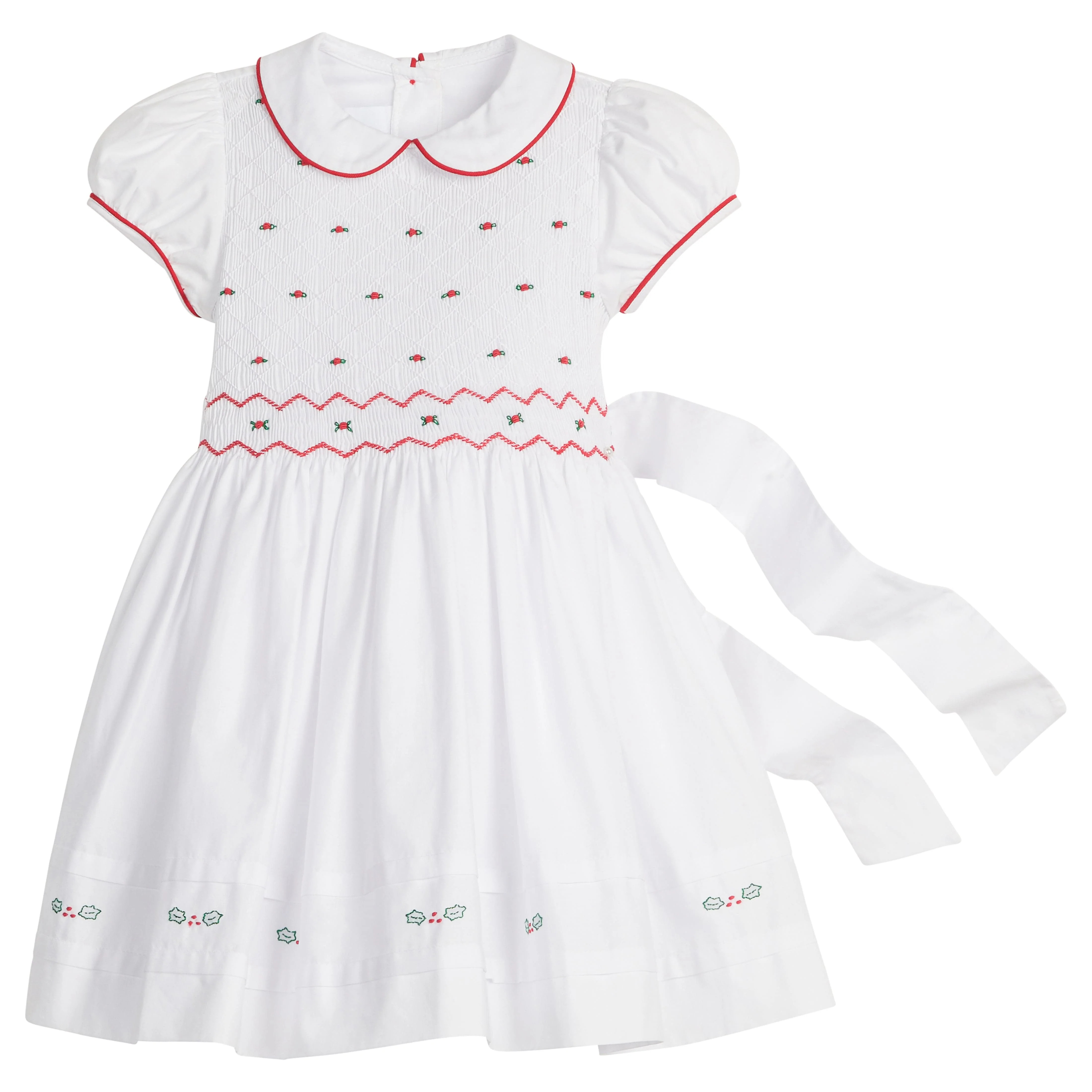 Girl's Smocked Claiborne Dress - Holly | Little English | Little English