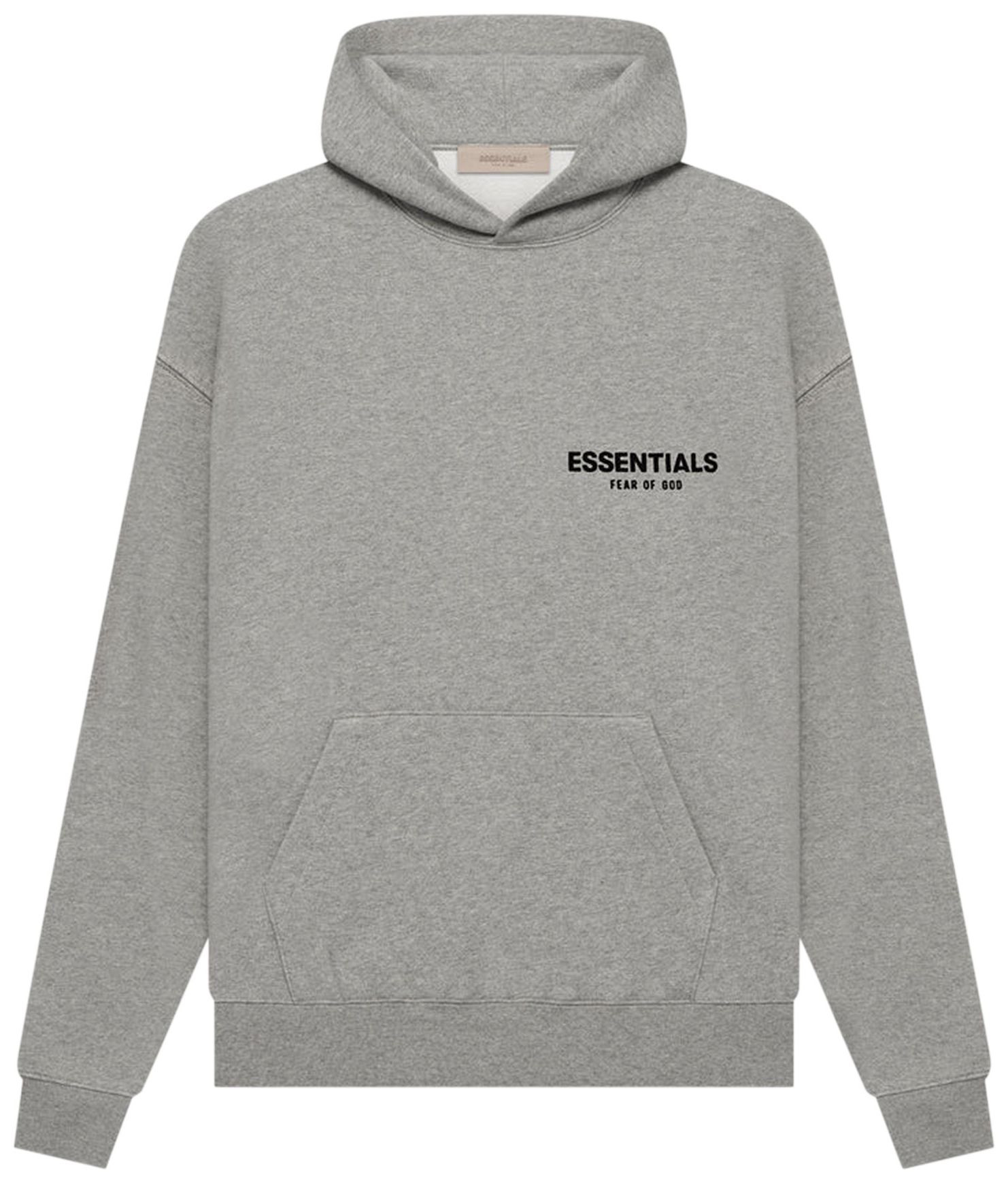 Fear of God Essentials Hoodie 'Dark Oatmeal' | GOAT