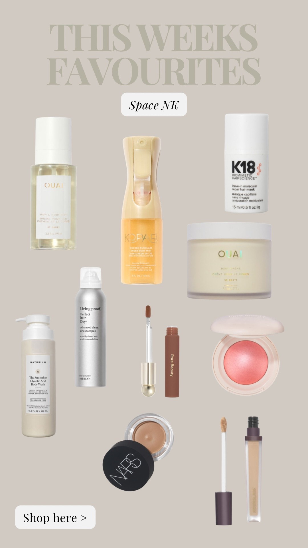 My space NK favourites this week 🤍

#LTKeurope #LTKuk #LTKbeauty