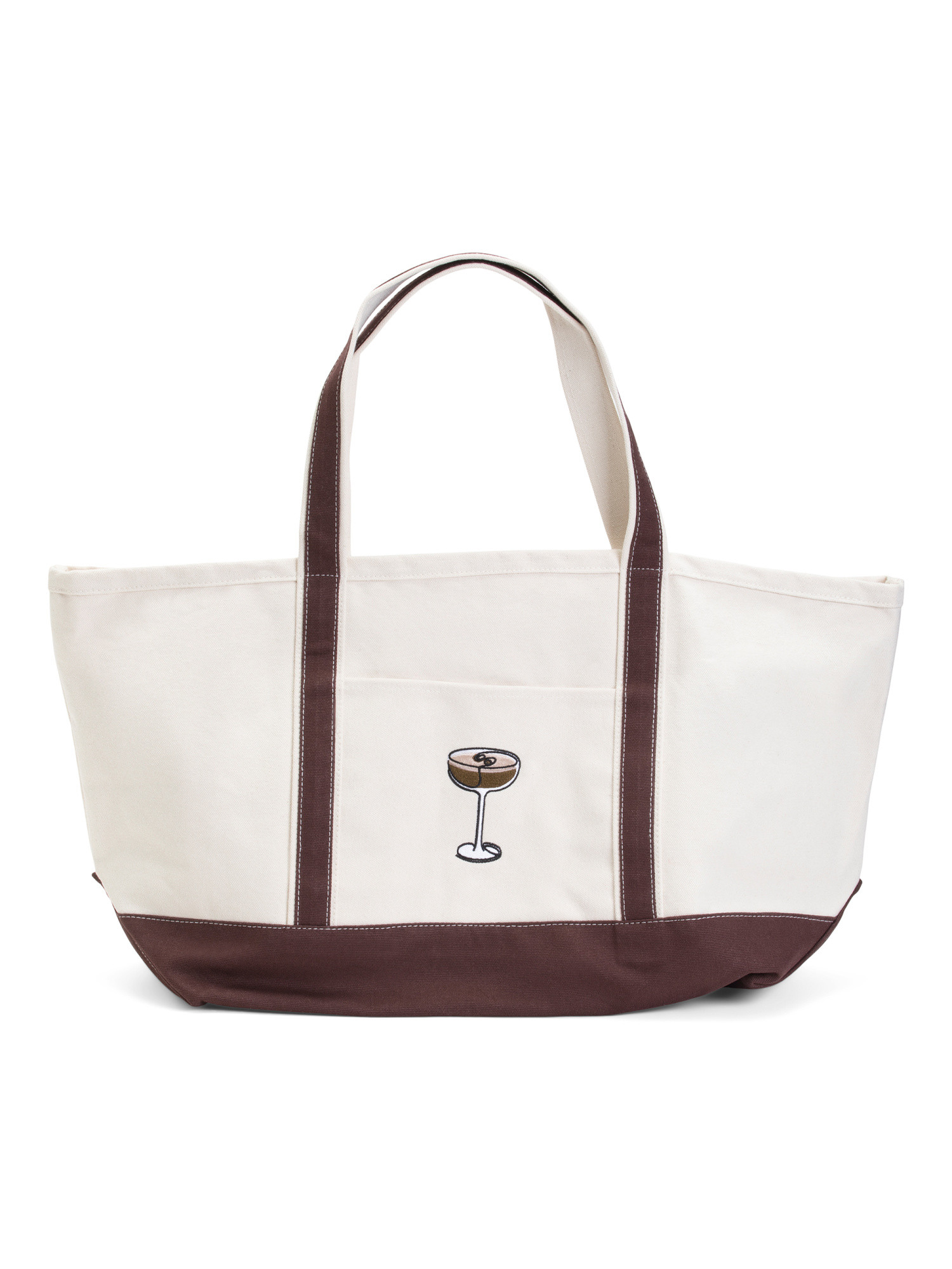 Canvas Large Martini Tote | TJ Maxx