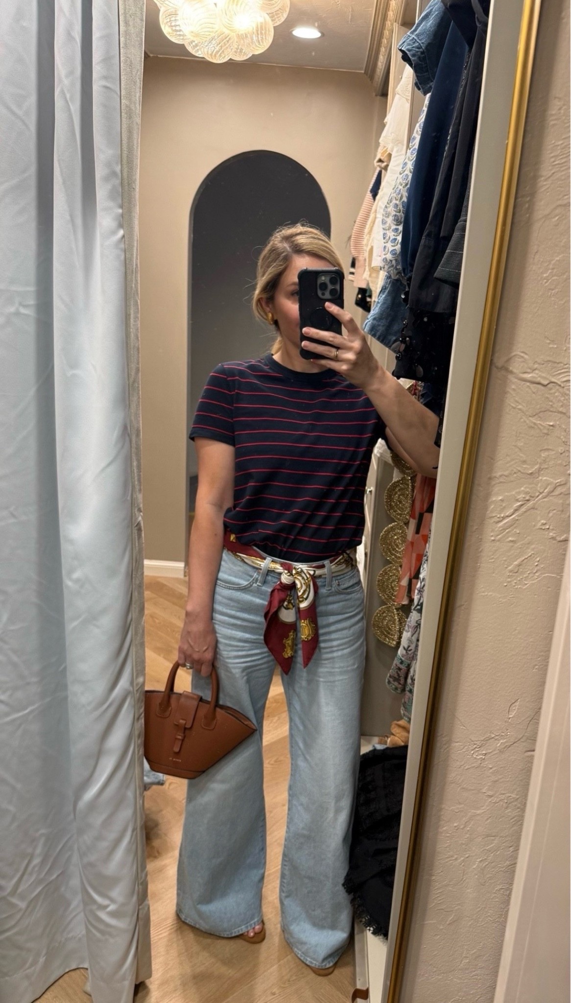 Favorite jeans and wearing a scarf as a belt

#LTKootd #LTKgrwm #LTKdayinmylife