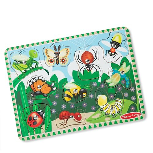 Melissa & Doug Magnetic Wooden Bug-Catching Puzzle Game (10 pcs) | Amazon (US)