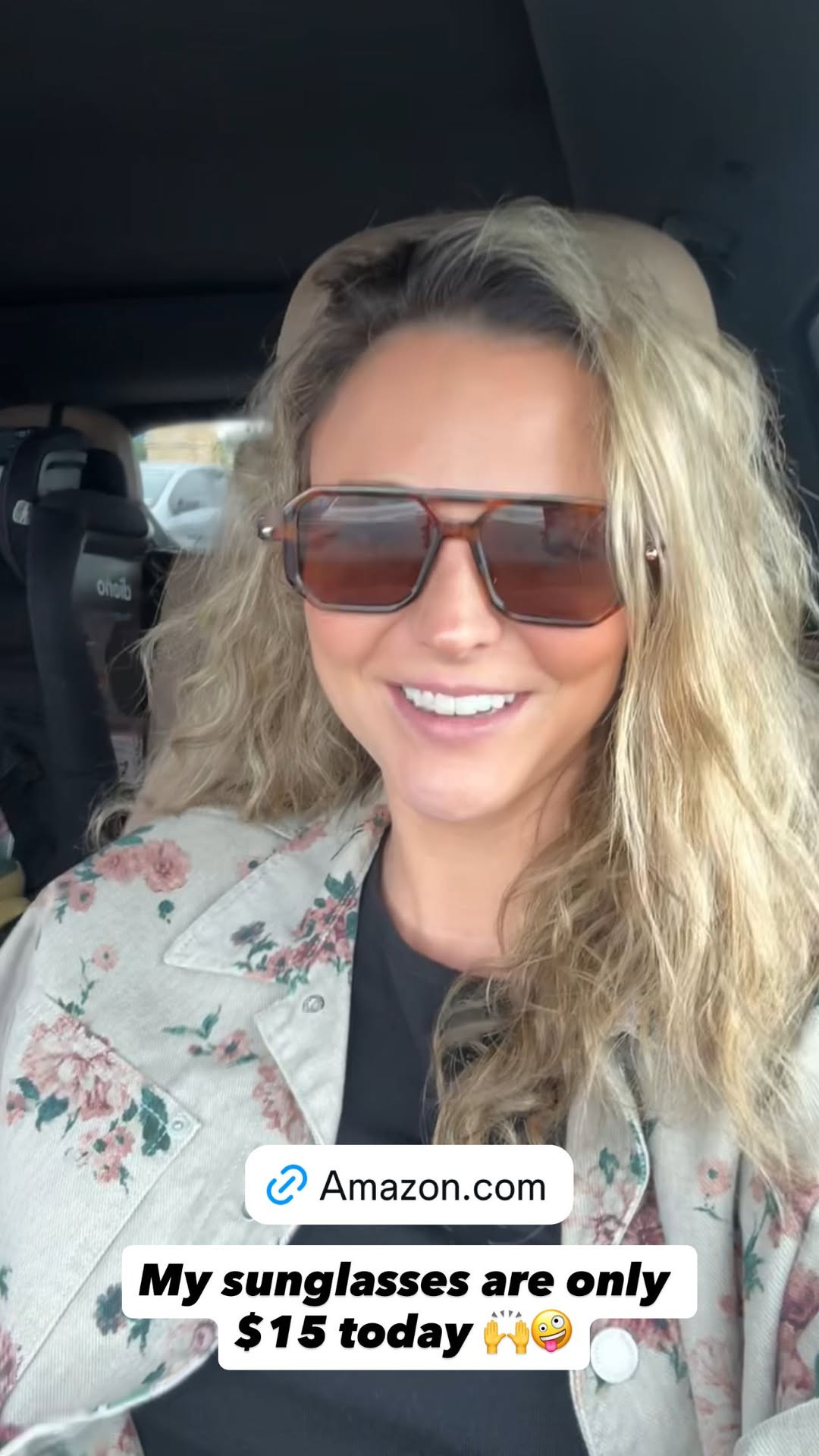 My sunglasses are only $15 right now! 

 #LTKgrwm #LTKootd #LTKmomlife