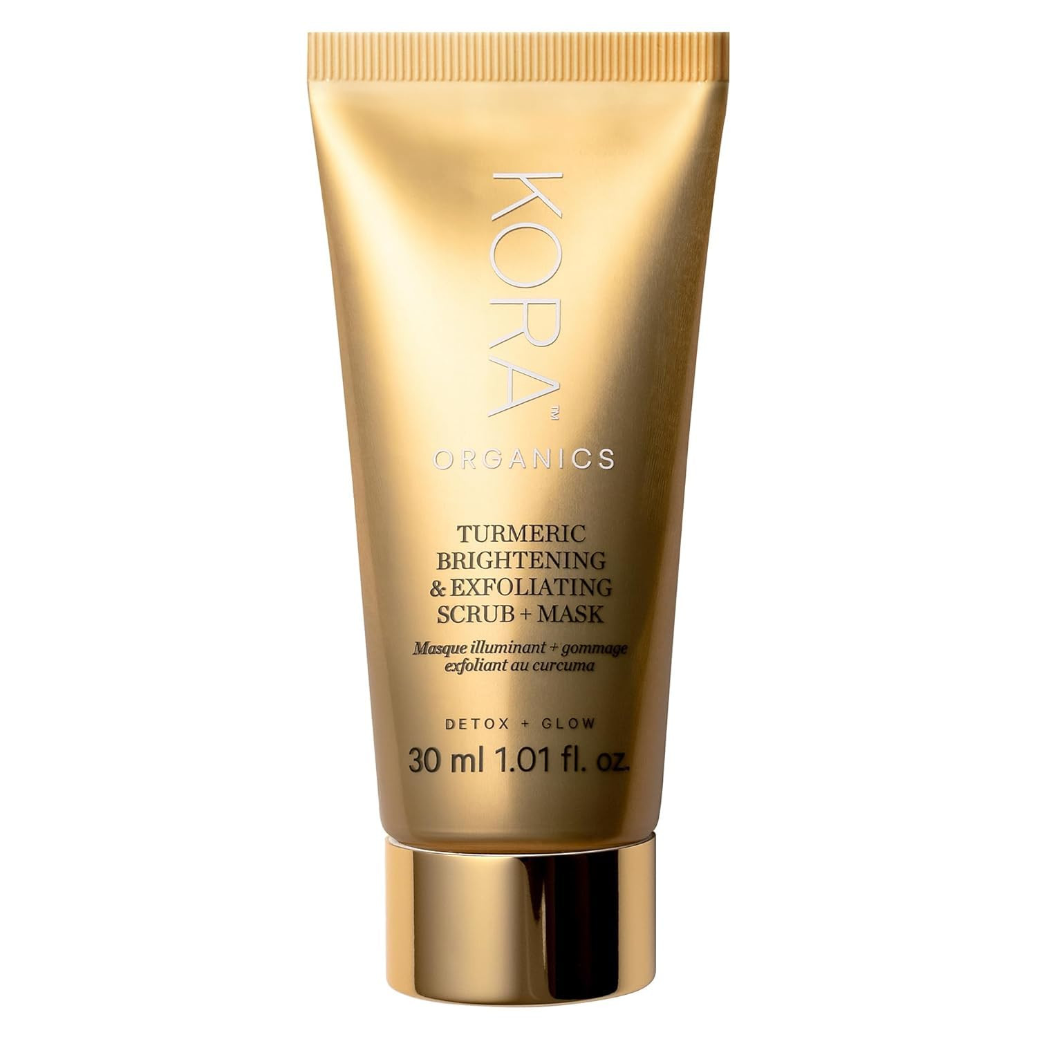 KORA Organics Turmeric Brightening & Exfoliating Face Scrub + Mask, 30 ml | Amazon (US)