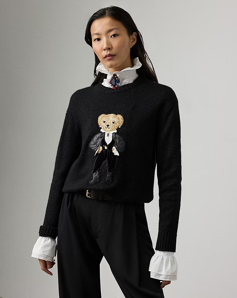 Holiday Polo Bear Metallic Jumper | Ralph Lauren (UK)