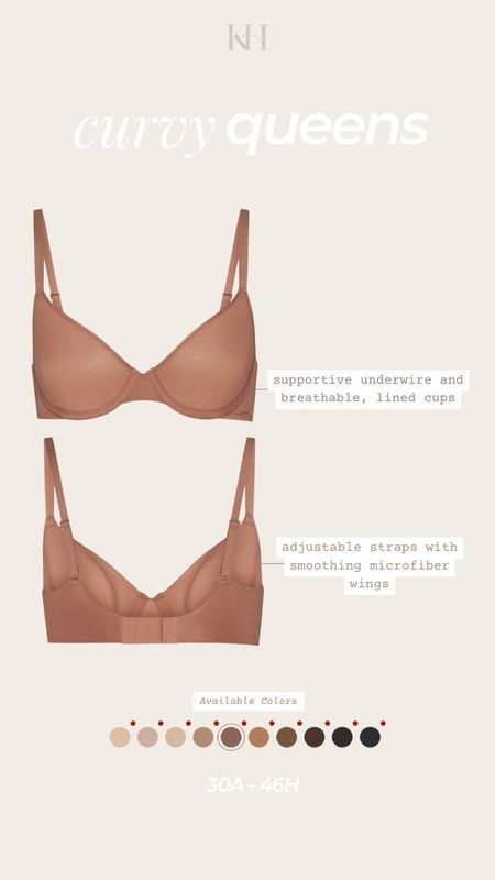 The perfect everyday bra I’d recommend from SKIMS. Curve approved ✨

P.S. Be sure to heart this post so you can be notified of price drop alerts and easily shop from your Favorites tab!

#LTKfindsunder100 #LTKmidsize #LTKstyletip