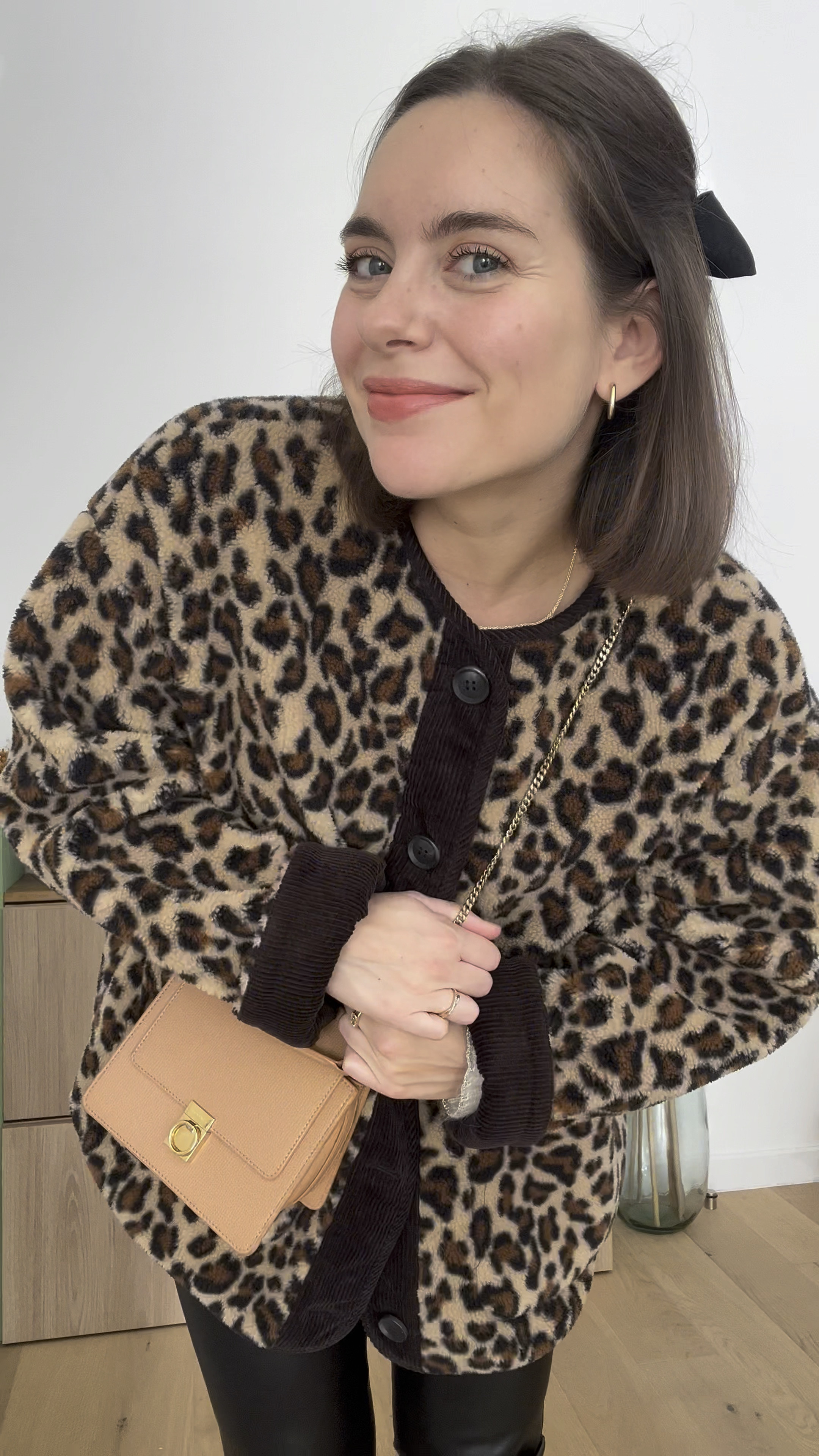 Manteau best sale leopard promod