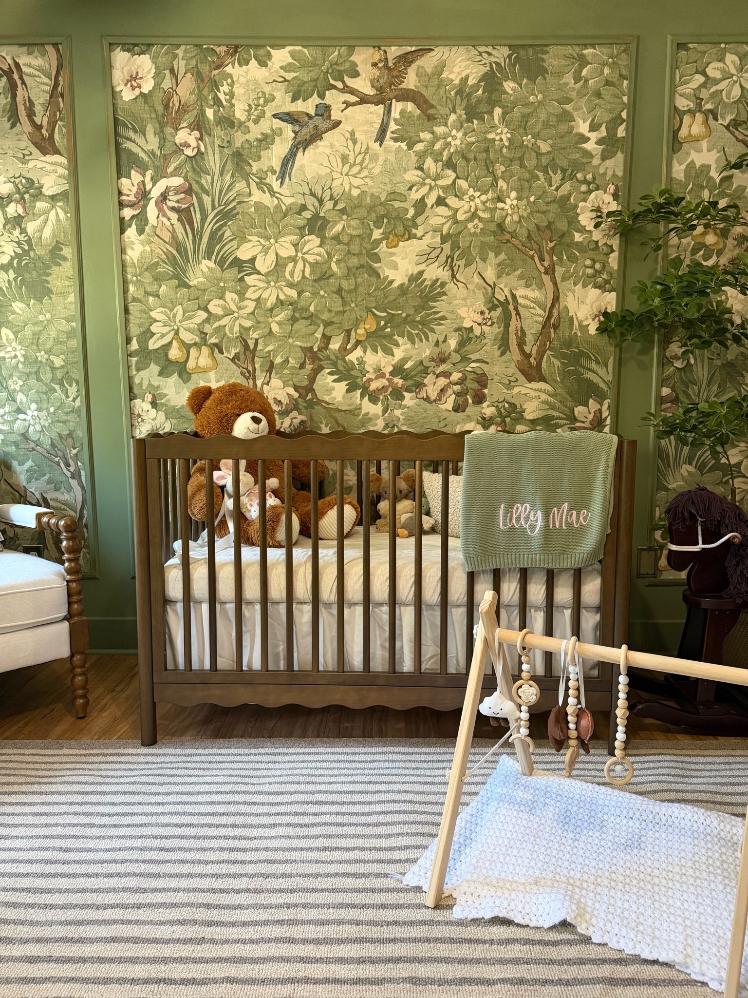 Nursery inspo - wallpaper is from rebel walls!

#LTKBaby #LTKBump #LTKmomlife