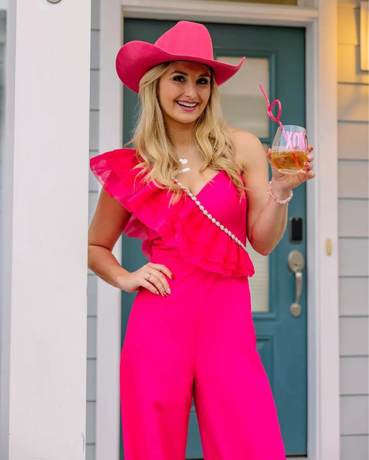 At Ease With You Hot Pink Jumpsuit curated on LTK