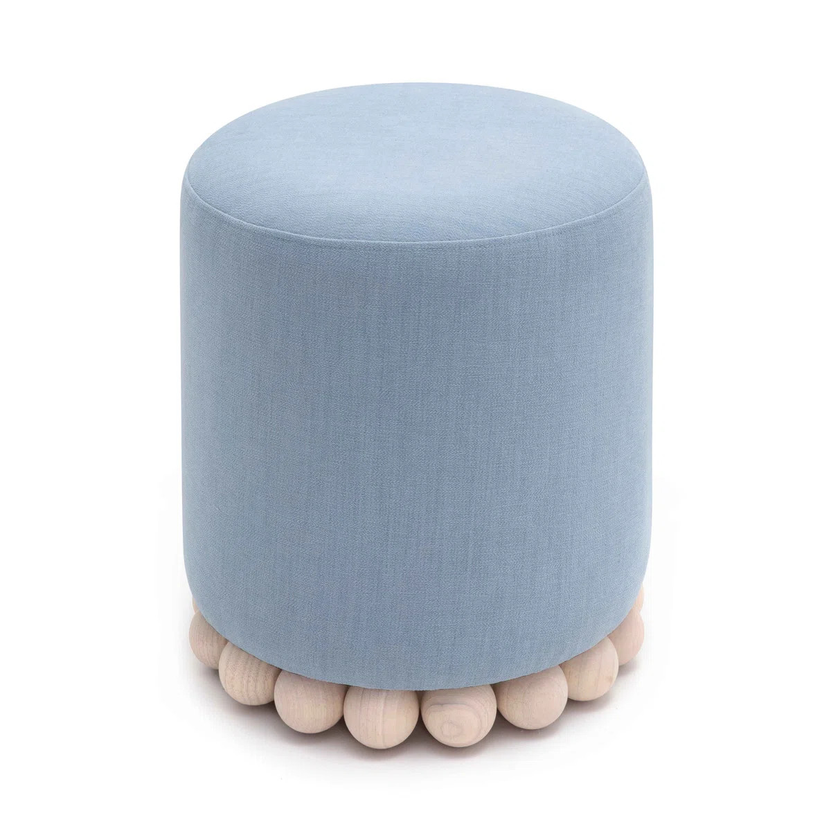 Bergenfield Upcycled Fabric Ottoman | Wayfair North America