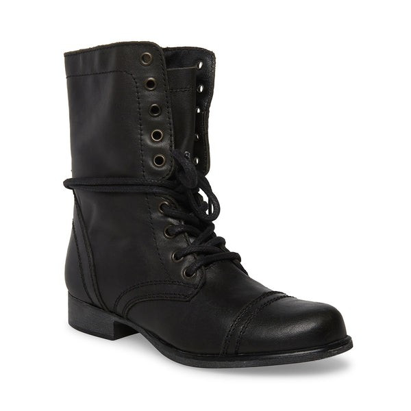 TROOPA BLACK LEATHER | Steve Madden (US)