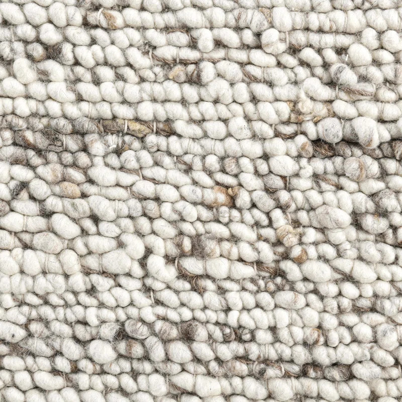 Loomis Wool Abstract Area Rug in Ivory | Perigold