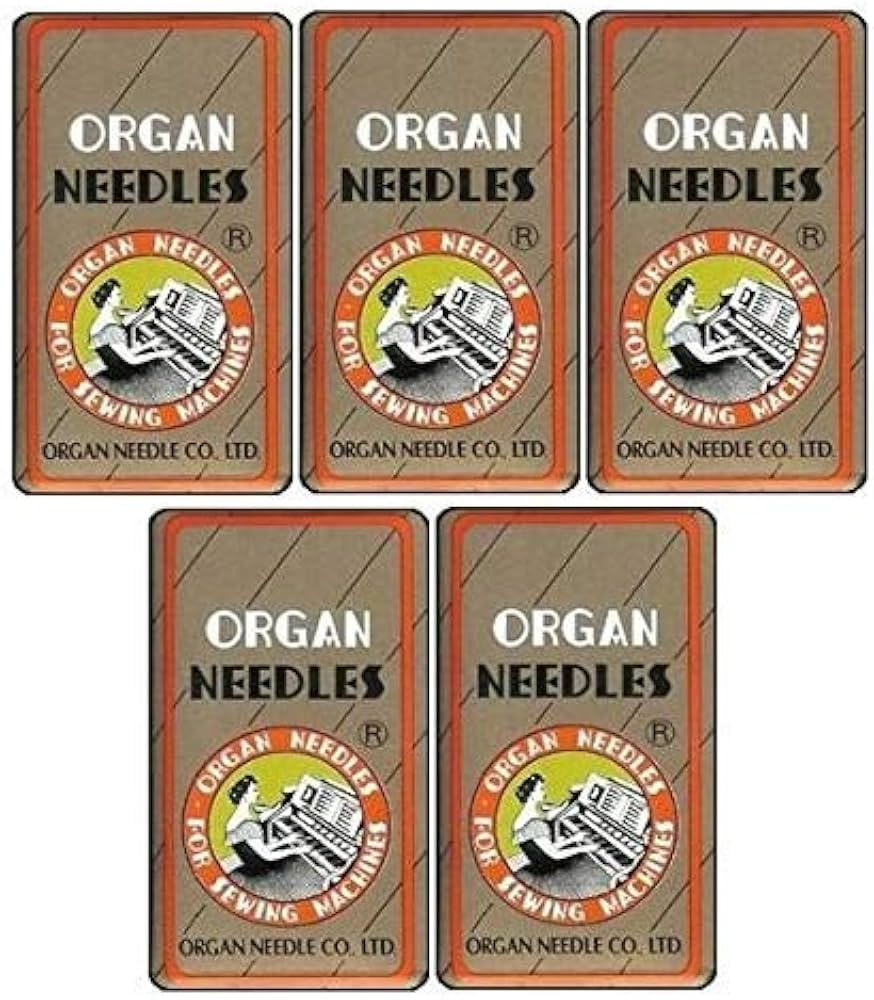 50 ORGAN Ball Point Flat Shank 15X1 HAX1 Home Sewing Machine Needles - Size 75/11BP | Amazon (US)
