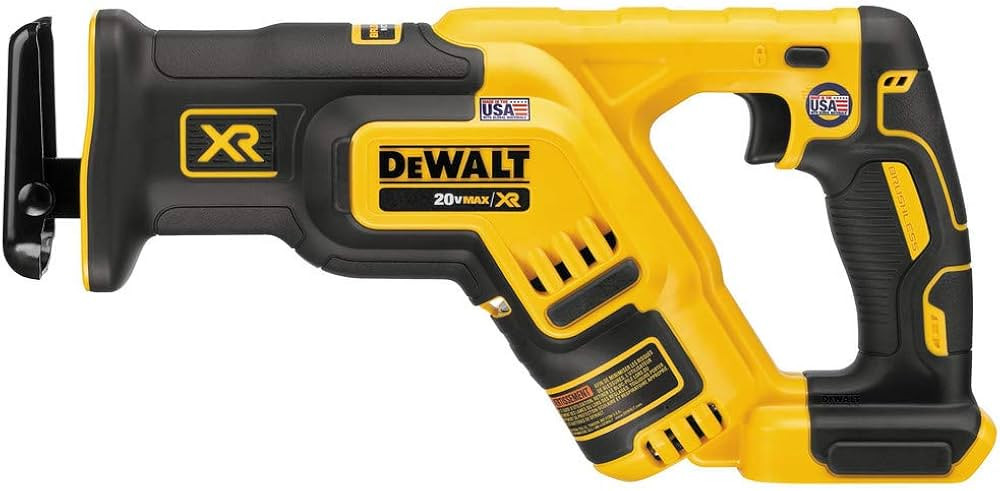 DEWALT 20V MAX XR Reciprocating Saw, Compact, Bare Tool Only (DCS367B) | Amazon (US)