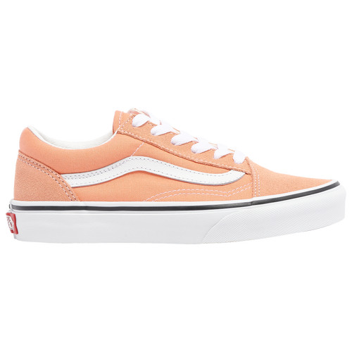 Boys Preschool Vans Vans Old Skool - Boys' Preschool Shoe Orange/White Size 13.0 | Kids Foot Locker (US)
